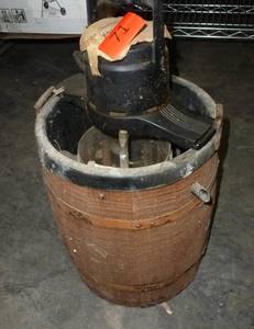 lot 71 image: Vintage ice cream churner