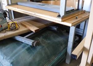 lot 122 image: Work table 30x72