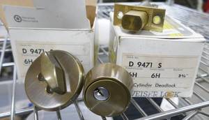 lot 136 image: Three New Deadbolt locks