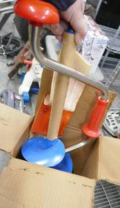 lot 144 image: New in box Strikemaster manual Ice Auger 7 inch