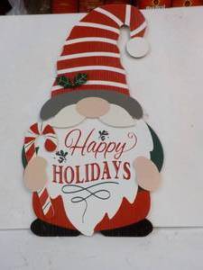 lot 6 image: Happy Holidays - ready to hang 14 x...