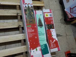 lot 7 image: 3 Xmas Trees- these have been retur...
