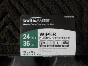 lot 63 image: Traffic Master 24 x 36 Wiper Brown...