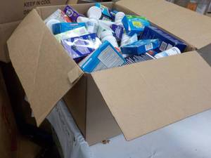 lot 31 image: large box of Drugstore Products...