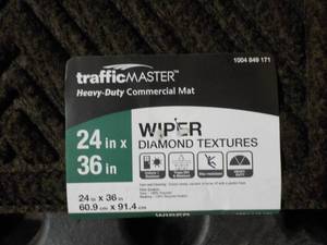lot 62 image: Traffic Master 24 x 36 Wiper Brown...