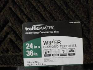 lot 64 image: Traffic Master 24 x 36 Wiper Brown...