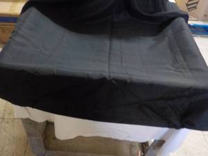 lot 84 image: Black Banquet Table Cloth...