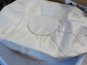 lot 86 image: Leather Poof needs filling...