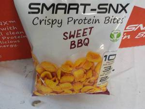 lot 154 image: 12 ct 2 oz bags Smart-SNX Sweet BBQ...