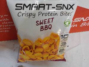 lot 158 image: 12 ct 2 oz bags Smart-SNX Sweet BBQ...