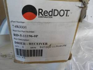 lot 173 image: Red Dot Filter Dryer Receiver...