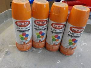 lot 185 image: 4 ct Krylon Color Master Pumpkin Or...