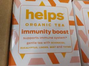 lot 219 image: 96 ct Helps Organic Tea...