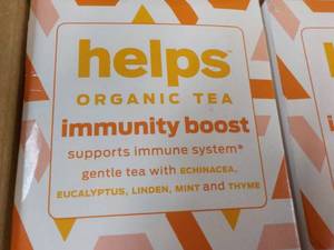 lot 220 image: 96 ct Helps Organic Tea...