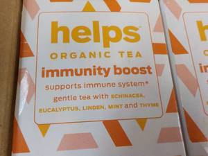 lot 221 image: 96 ct Helps Organic Tea...