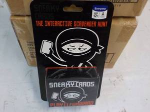 lot 232 image: 16 ct Gamewright Sneaky Cards Games...