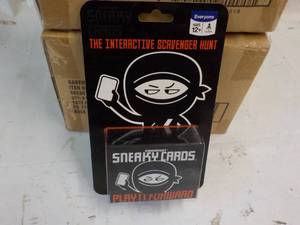 lot 234 image: 16 ct Gamewright Sneaky Cards Games...