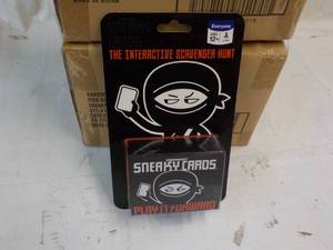 lot 235 image: 16 ct Gamewright Sneaky Cards Games...