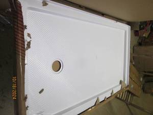 acrylic shower base 60 inch x 32 in...