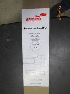 shower curtain rod...