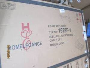 full platform bed...