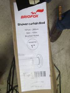 shower curtain rod...