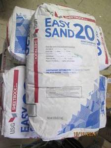 5 18 lb bags of easy sand 20 joint...
