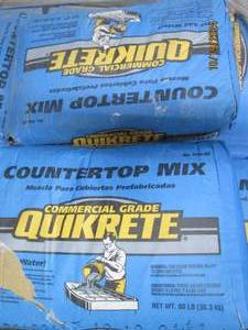 280lb bags of quikcrete commercial...