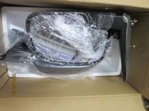 2 non heated smooth black mirrors...