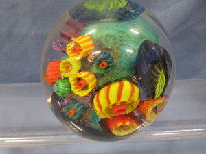 Striking Millefiori Paperweight