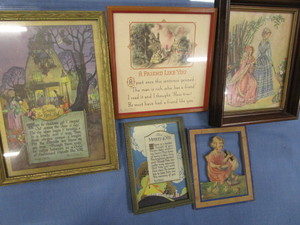 Antique Framed Writings, Buzza
