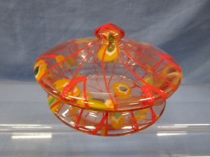 Millefiori Covered Dish