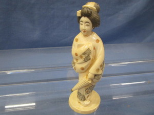 Carved Geisha Figure