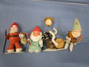Vintage Christmas, Chenille, Pine Cone