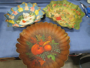 Vintage Cardboard Treat Bowls