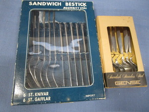 Swedish Spoons & Sandwich Sets