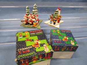 Vintage Expansion Wooden Ornaments