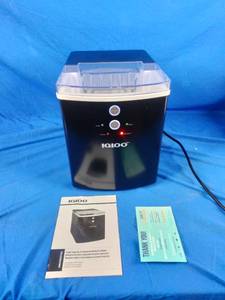 lot 101 image: Igloo 33-Lb. Ice Maker - Black