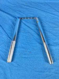 lot 107 image: New Stainless Steel NUNCHAKU for Martial Arts