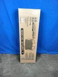lot 141 image: 6 Tall Foam-Covered Safety Enclosure for 14 Trampoline