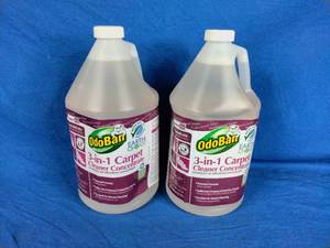 lot 161 image: New (2) OdoBan Professional Series Cleaning 3-in-1 Carpet Cleaner Concentrate, 1 Gallon Each