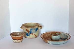 lot 43 image: Speckled Pottery