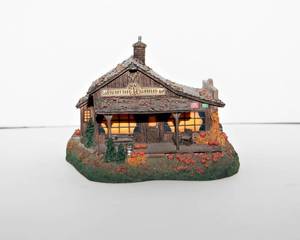 lot 227 image: Terry Redlin The Hadley Collection Autumn Traditions Lakeside Market