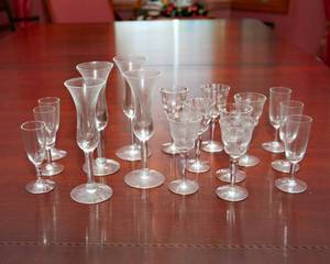 lot 63 image: Cordial Glasses