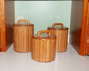 lot 167 image: Kitchen Canisters