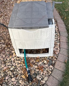 lot 216 image: Hose  Reel Box with Hose #2