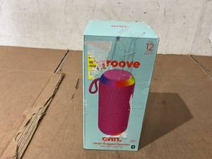 lot 213 image: onn. Large Rugged Speaker with LED Lighting, Pink