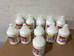 lot 231 image: LOT OF 11 Cra-Z-Art Liquid Washable School Glue, Perfect for Making Slime, 1 Gallon or 128 ounces
