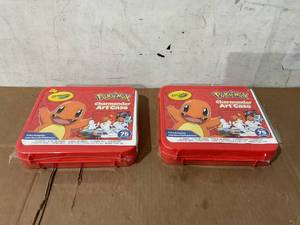 lot 243 image: LOT OF 2 Crayola Create & Color Pokmon Coloring Art Case