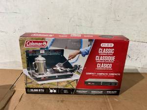lot 244 image: Coleman Gas Stove Portable Propane Gas Classic Camp Stove with 2 Burners